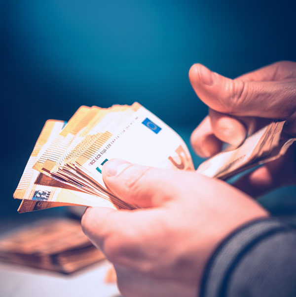 Bargeld zählen